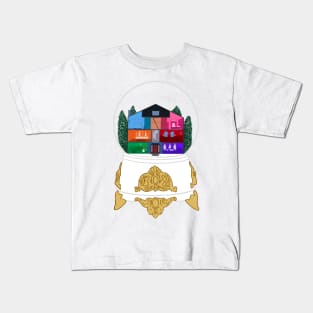 Lover House Snow Globe Kids T-Shirt